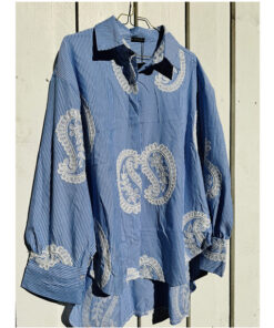 Qnuz Accessories - OVERSIZED SHIRT W. EMBRODERY