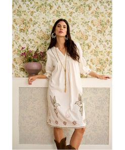 Alternative view of Cream - ROSETTA DRESS