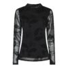 Soulmate bluse med mesh